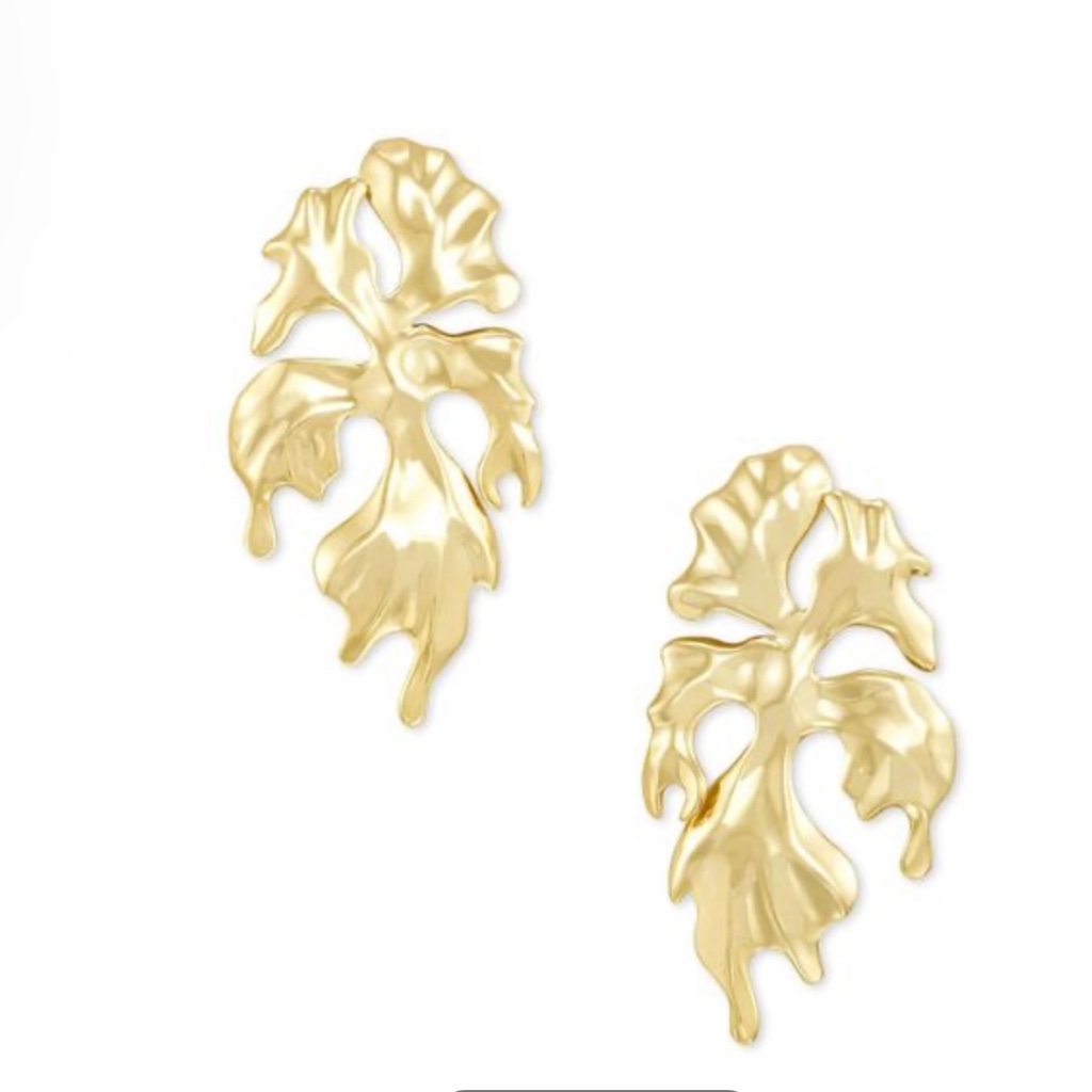 Kendra Scott Savannah Gold Statement Earrings